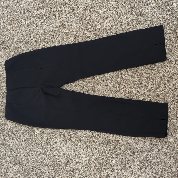 Vince mid rise black stitch front seam straight leg legging trousers work pants - Picture 10 of 10